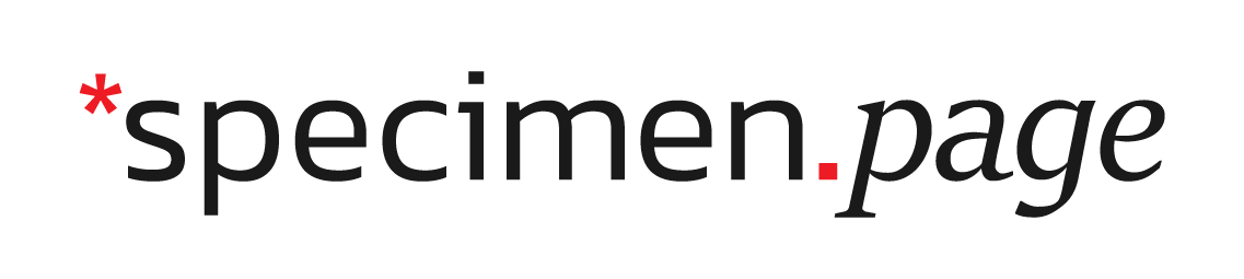 Specimen Logo